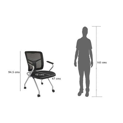 Aura 840NSF Folding Guest Chair - Image 3