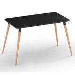 Cenare 140 X 80 Modern Dining Table - Black