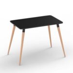 Cenare 120 X 80 Modern Dining Table - Black