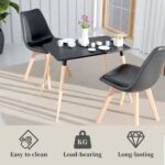 Cenare 120 X 80 Modern Dining Table - Black