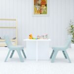 CH01 Ergonomic Child Desk 8050 Low height With Round Edges White Single Table 60x50cms)