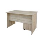 Mahmayi MP1 100x60 Writing Table with Mobile Drawer - Modern Office Desk for Home & Work, Ergonomic Design, Study Desk with Storage, Sturdy Computer Table for Office, Bedroom, Living Room (Oak)