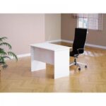 MP1 100x60 Writing Table Without Drawer - Oak (100CM without Drawer, White)