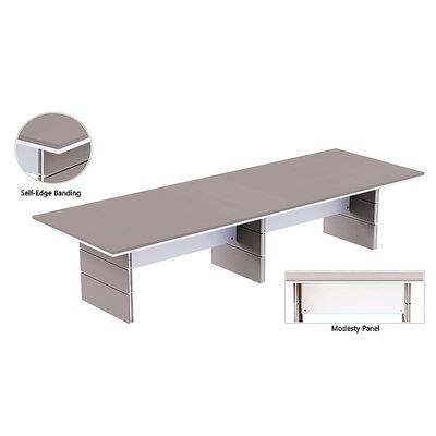 Zelda Conference Table | Office Conference cum Meeting Table, Anthracite Linen_480cm - Image 3