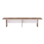 Zelda Conference Table Truffle Brown Davos Oak | Office Conference cum Meeting Table_360cm