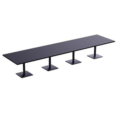 Ristoran 500X500E-480 16 seater Square Base Cafe-Dining-Meeting Table Black
