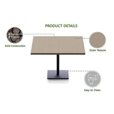 Ristoran 500X500E-360 12 seater Square Base Cafe-Dining-Meeting Table Linen - Image 3
