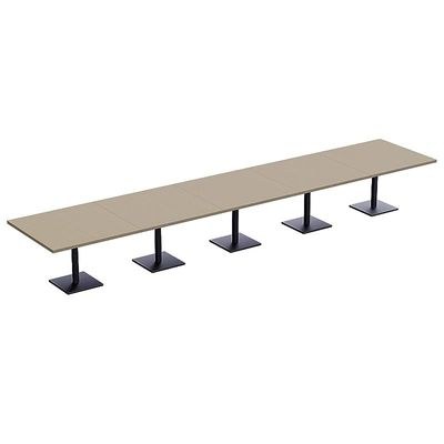 Ristoran 500X500E-600 20 seater Square Base Cafe-Dining-Meeting Table Linen