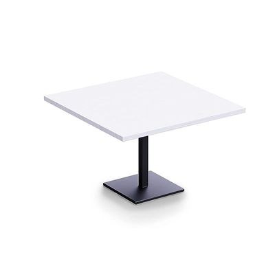 Ristoran 500X500E-120 4 seater Square Base Cafe-Dining-Meeting Table White