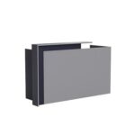 Zelda 26R001 Modern Reception Desk| Reception Counter | 180cm_Dust Grey