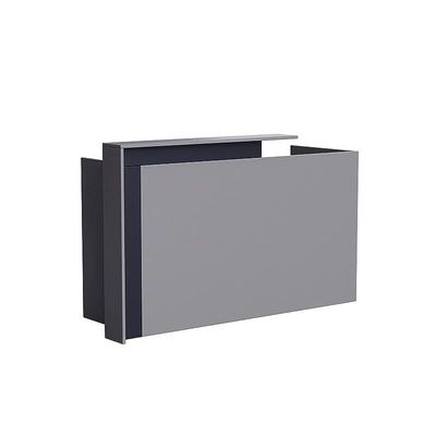 Zelda 26R001 Modern Reception Desk| Reception Counter | 180cm_Dust Grey - Image 4