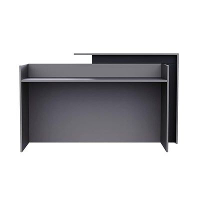 Zelda 26R001 Modern Reception Desk| Reception Counter | 180cm_Dust Grey - Image 5