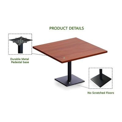 Ristoran 500X500E-840 28 seater Square Base Cafe-Dining-Meeting Table Apple cherry - Image 2