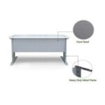 Stazion 1410 Modern Office Desk White