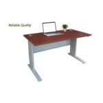 Stazion 1210 Modern Office Desk Apple Cherry