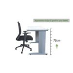Stazion 1210 Modern Office Desk White