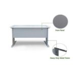 Stazion 1210 Modern Office Desk White with Drawers
