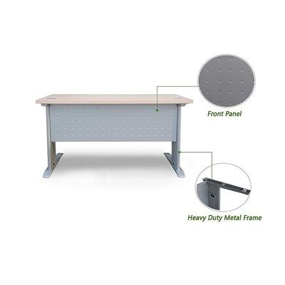 Stazion 1210 Modern Office Desk Oak with Drawers - Image 3