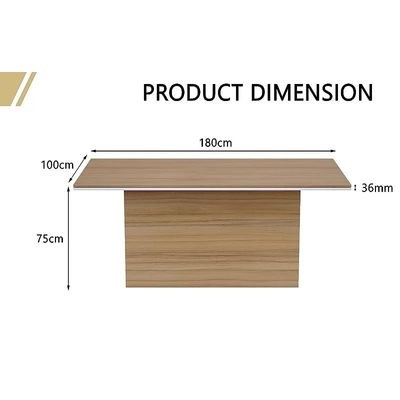 Newly Crafted Conference Table for Office, Office Meeting Table, Conference Room Table - Coco Bolo, 180CM - Image 3