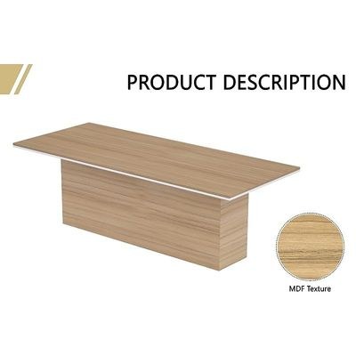 Newly Designed Conference Meeting Table for Office, Office Meeting Table, Conference Room Table - Coco Bolo, 240) CM - Image 4