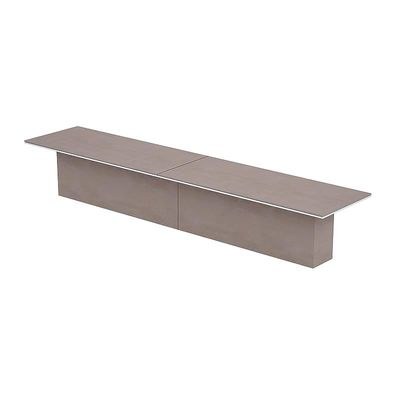 Modern Conference Table, Office Meeting Table, Conference Meeting Room Table - Light Concrete, 480CM - Image 2