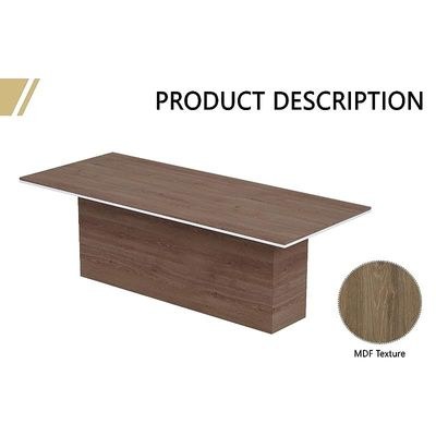New Looking Conference Table for Office, Meeting Room Table, Conference Room Table - Truffle Davos Oak, 240CM - Image 4