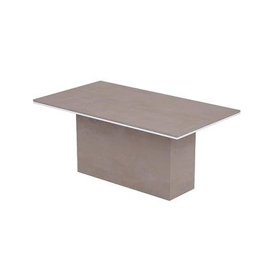 Modern Conference Table for Office, Conference Room Meeting Table - Light Concrete, 180CM - Image 2