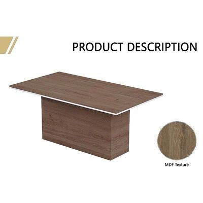 Modern Conference Table, Office Conference Meeting Table, Conference Table - Truffle Davos Oak, 180CM - Image 4