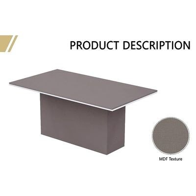 Modern Conference Table for Office, Meeting Room Table, Conference Room Table - Anthracite Linen, 180CM - Image 4