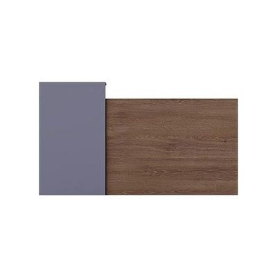 REC-2 Designer Reception Desk For Office Space, Front Office Desk (Truffle Davos Oak-Dust Grey) - Image 3