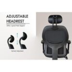Ruvi 0266H02 High Back Chair Black Mesh