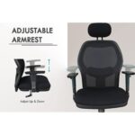 Ruvi 0266H02 High Back Chair Black Mesh