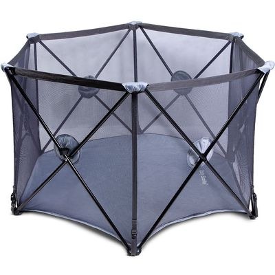 Baby Safe Foldable Playard - Grey - Image 4