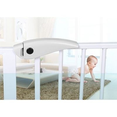 Baby Safe - Metal Safety Gate w / t 10cm Extension - White - Image 5