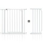 Baby Safe - Metal Safety Gate w / t 30cm Extension - White
