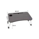 Foldable Laptop Table Dark Brown 20 x 10 x 5cm