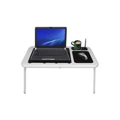 Portable Laptop Table With Cooling Fan Black/White - Image 4
