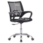 Galaxy Design Mesh Ergonomic Chair Home, Office, Computer Desk & Gaming With Back Lumbar Support Black Color --7825