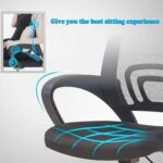 Galaxy Design Ergonomic Computer Desk Chair For Office & Gaming With Back & Lumbar Support Colour Black - Model -Gdf-7825