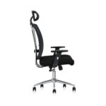 Computer Desk Chair With Headrest Black 61.6X54.6X49.2Cm