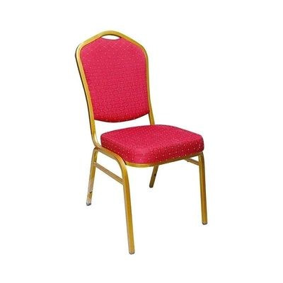 Banquet Chair Red/Gold 40X40X30Cm