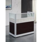 Modern Work Station, Reception Table With New Look 100 Cm