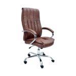 Office Chair With Adjustable Height Brown 70X65X35Cm