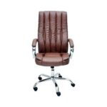 Office Chair With Adjustable Height Brown 70X65X35Cm