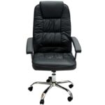 Executive Ergonomic Computer Desk Chair For Office And Gaming With Headrest Back Comfort And Lumbar Support Black Sul0966