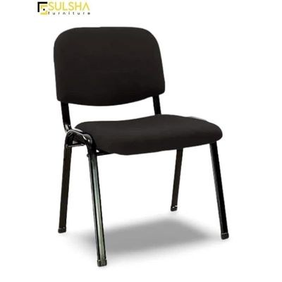 5 Piece Reception Visitor Chair Office, Conference Desk For Guest Waiting Chair, Room Lobby Banquet Events Chair,Study Chair Black - Image 2