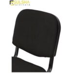 5 Piece Reception Visitor Chair Office, Conference Desk For Guest Waiting Chair, Room Lobby Banquet Events Chair,Study Chair Black