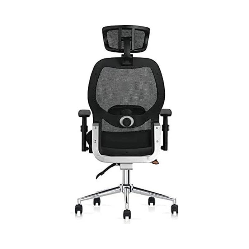 Ergonomic Computer Desk Chair For Office And Gaming With Headrest Black/Silver 68X58X32Cm - Image 4