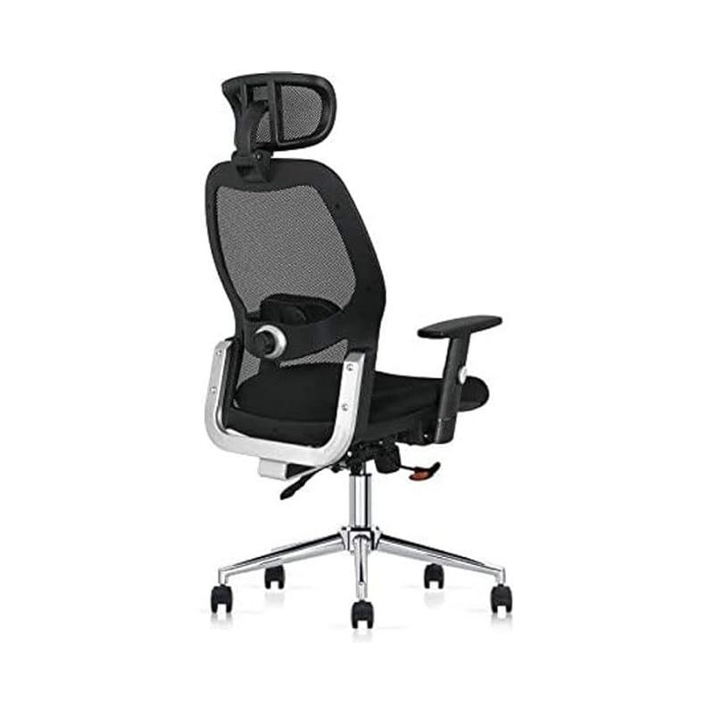 Ergonomic Computer Desk Chair For Office And Gaming With Headrest Black/Silver 68X58X32Cm - Image 5