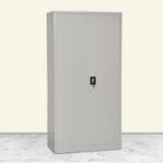 Best Steel Big size Metal Cupboard for home or Office MH-205-E Cupboard, Steel Filing Cupboard,Cabinet with Shelves Storage Compartment,Flush Key lock (Metal Grey)